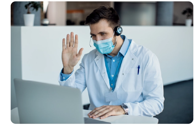 Médico en teleconsulta Médico en teleconsulta